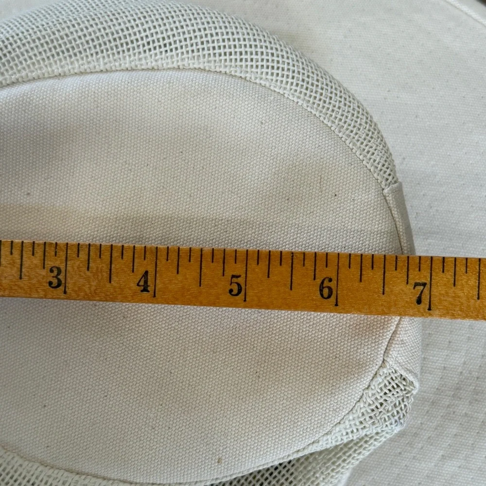 Dorfman Pacific Canvas‎ Adult Hat Floater Cream Chin Strap Outdoors Boat Fishing